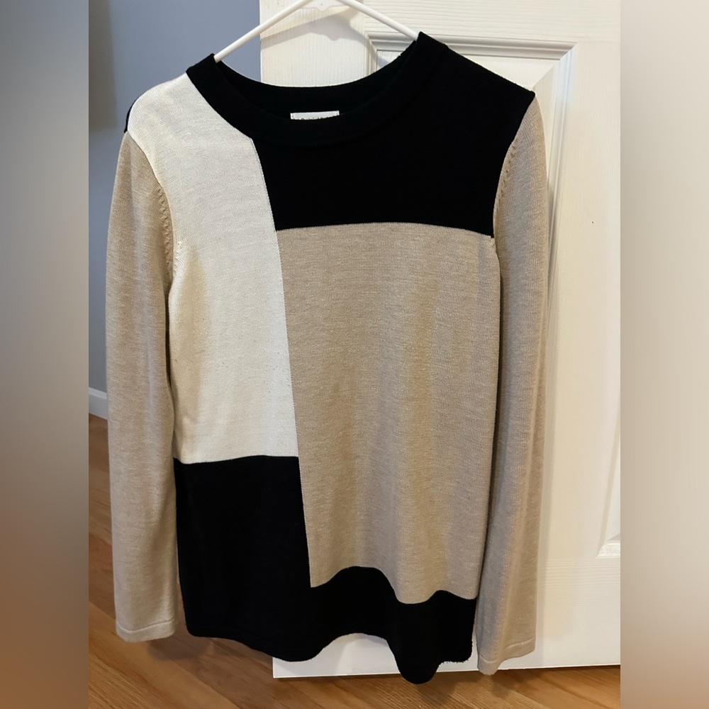 Women’s Calvin Klein block sweater